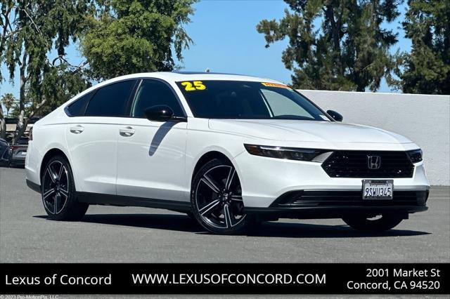 used 2025 Honda Accord Hybrid car, priced at $32,588