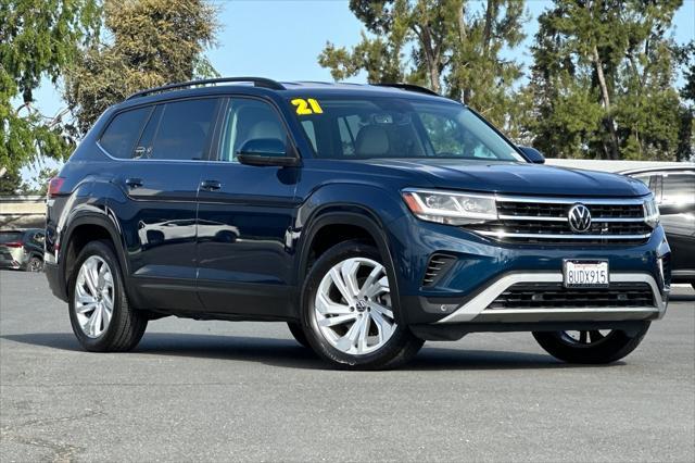used 2021 Volkswagen Atlas car, priced at $23,588