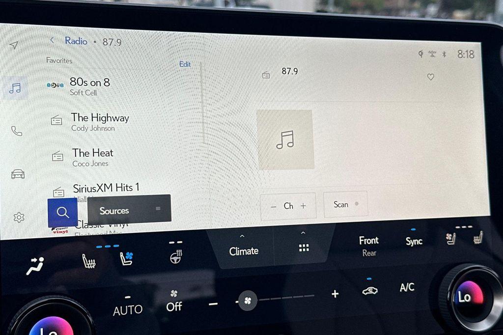 new 2026 Lexus TX 500h car, priced at $76,398