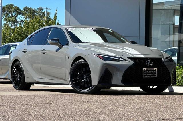 used 2022 Lexus IS 500 car, priced at $65,588