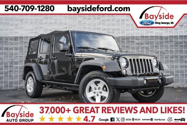 used 2017 Jeep Wrangler Unlimited car, priced at $19,250