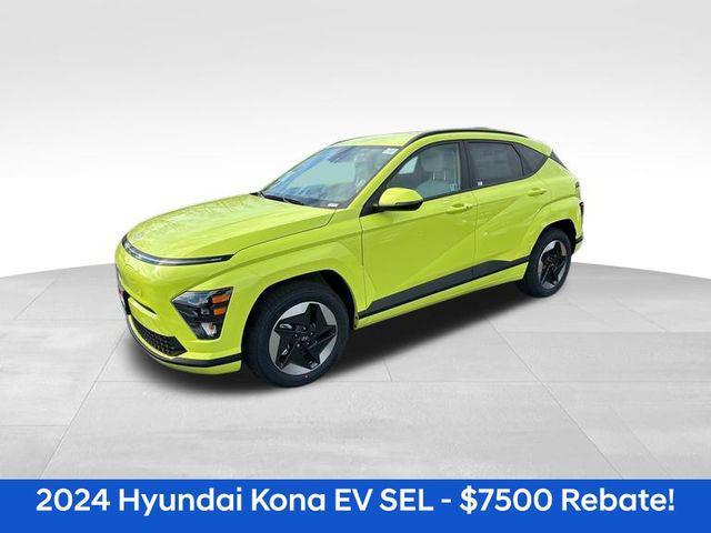 new 2024 Hyundai Kona EV car, priced at $31,035