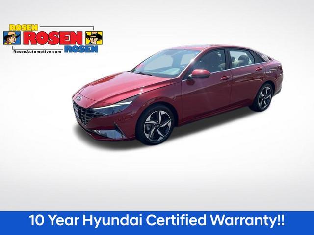 used 2022 Hyundai Elantra car, priced at $16,987