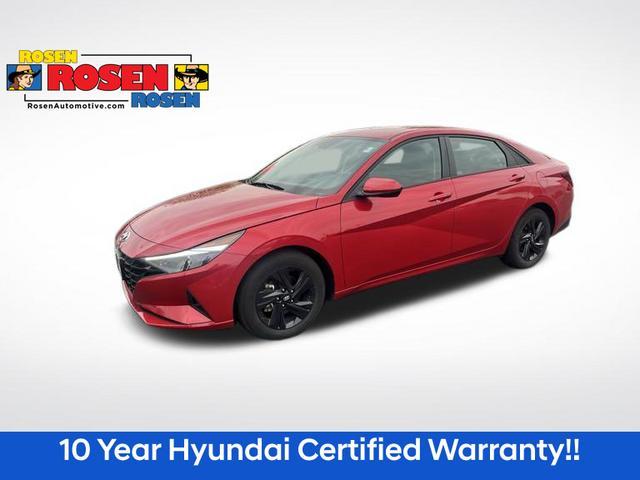 used 2021 Hyundai Elantra car, priced at $18,977