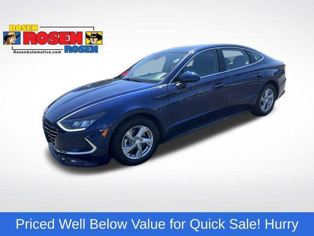 used 2021 Hyundai Sonata car, priced at $17,994