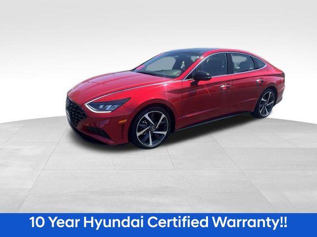 used 2021 Hyundai Sonata car, priced at $23,938