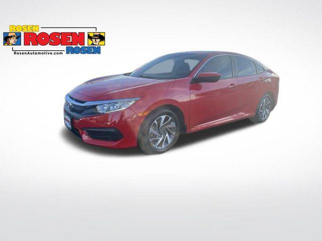 used 2018 Honda Civic car, priced at $17,987