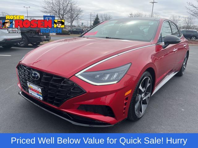 used 2021 Hyundai Sonata car, priced at $21,984