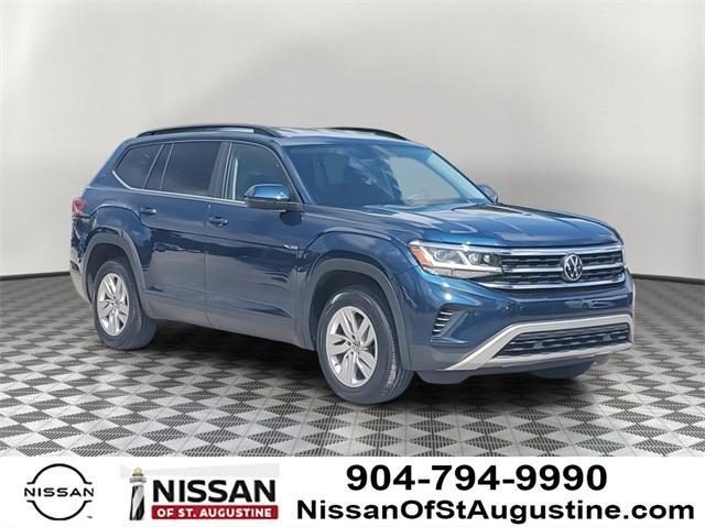 used 2021 Volkswagen Atlas car, priced at $18,362