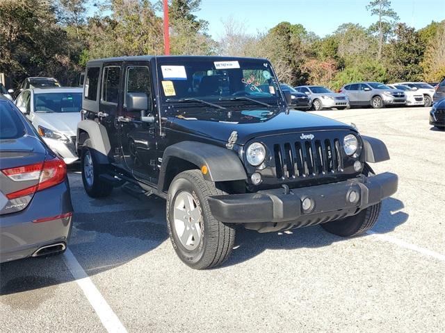 used 2017 Jeep Wrangler Unlimited car, priced at $22,143