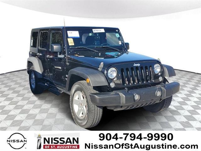 used 2017 Jeep Wrangler Unlimited car, priced at $22,143