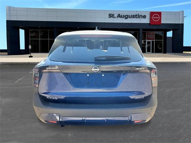 new 2025 Nissan Kicks car, priced at $24,583