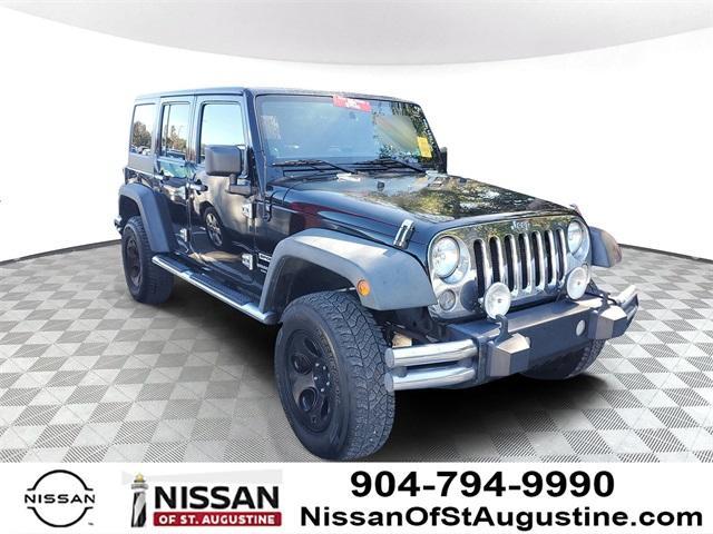 used 2014 Jeep Wrangler Unlimited car, priced at $14,688