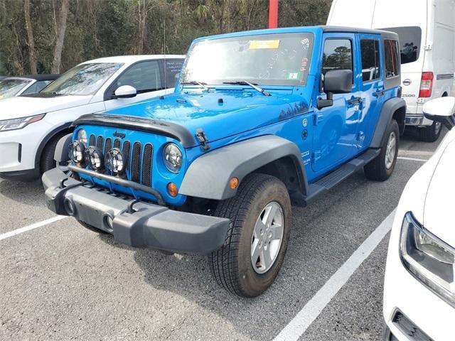 used 2012 Jeep Wrangler Unlimited car, priced at $15,773