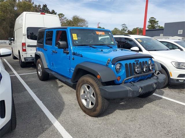 used 2012 Jeep Wrangler Unlimited car, priced at $15,773