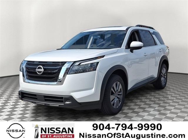 new 2025 Nissan Pathfinder car, priced at $34,676