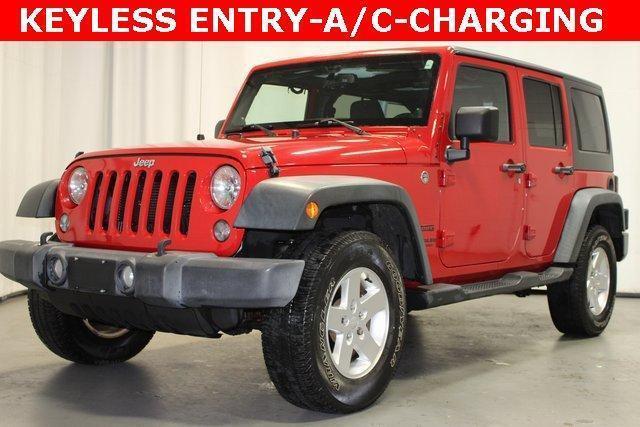 used 2014 Jeep Wrangler Unlimited car, priced at $18,509