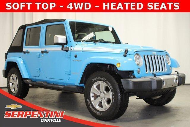 used 2017 Jeep Wrangler Unlimited car, priced at $22,306