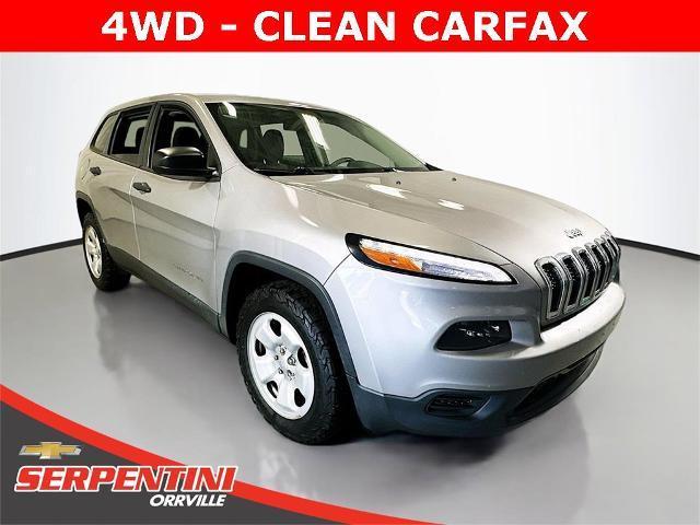 used 2017 Jeep Cherokee car, priced at $12,888