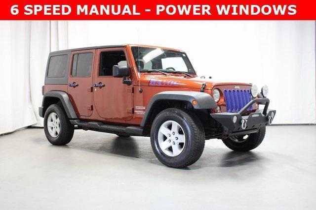 used 2014 Jeep Wrangler Unlimited car, priced at $13,273