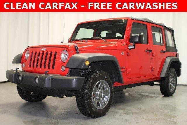 used 2015 Jeep Wrangler Unlimited car, priced at $16,495