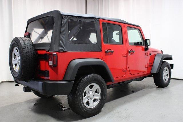 used 2015 Jeep Wrangler Unlimited car, priced at $16,458