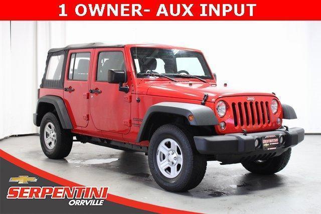 used 2015 Jeep Wrangler Unlimited car, priced at $16,458