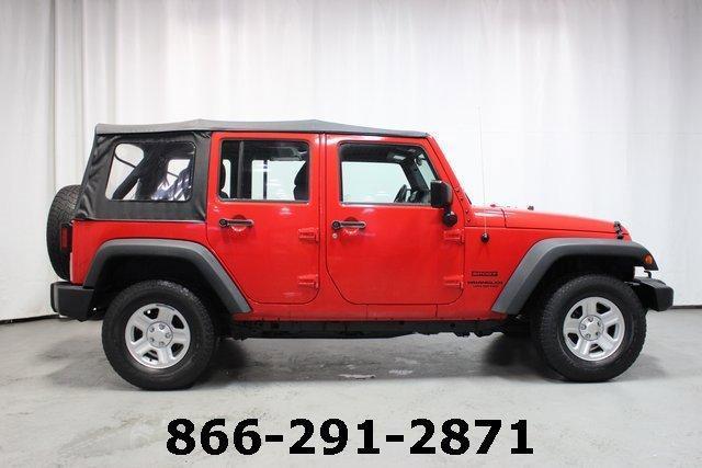 used 2015 Jeep Wrangler Unlimited car, priced at $16,458