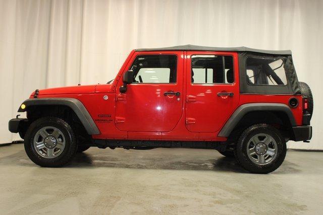 used 2015 Jeep Wrangler Unlimited car, priced at $16,495