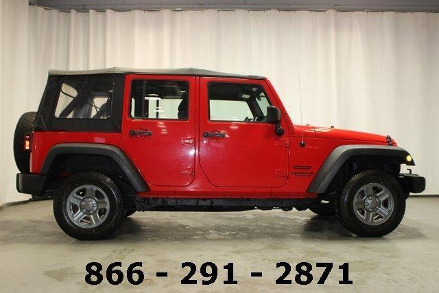 used 2015 Jeep Wrangler Unlimited car, priced at $16,495