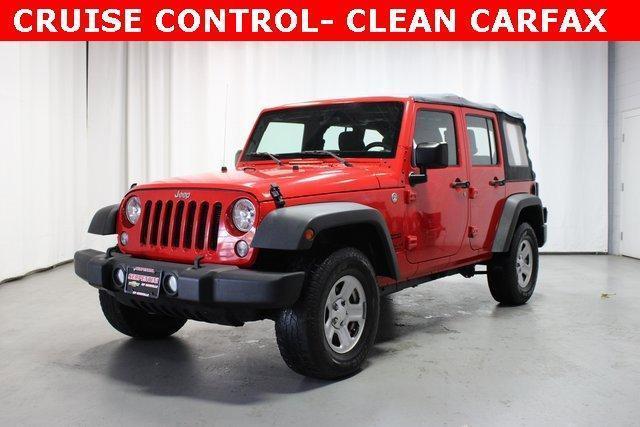 used 2015 Jeep Wrangler Unlimited car, priced at $16,458