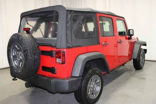 used 2015 Jeep Wrangler Unlimited car, priced at $16,495