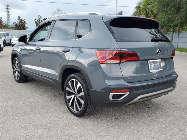 used 2023 Volkswagen Taos car, priced at $22,450