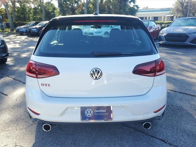 used 2021 Volkswagen Golf GTI car, priced at $24,250