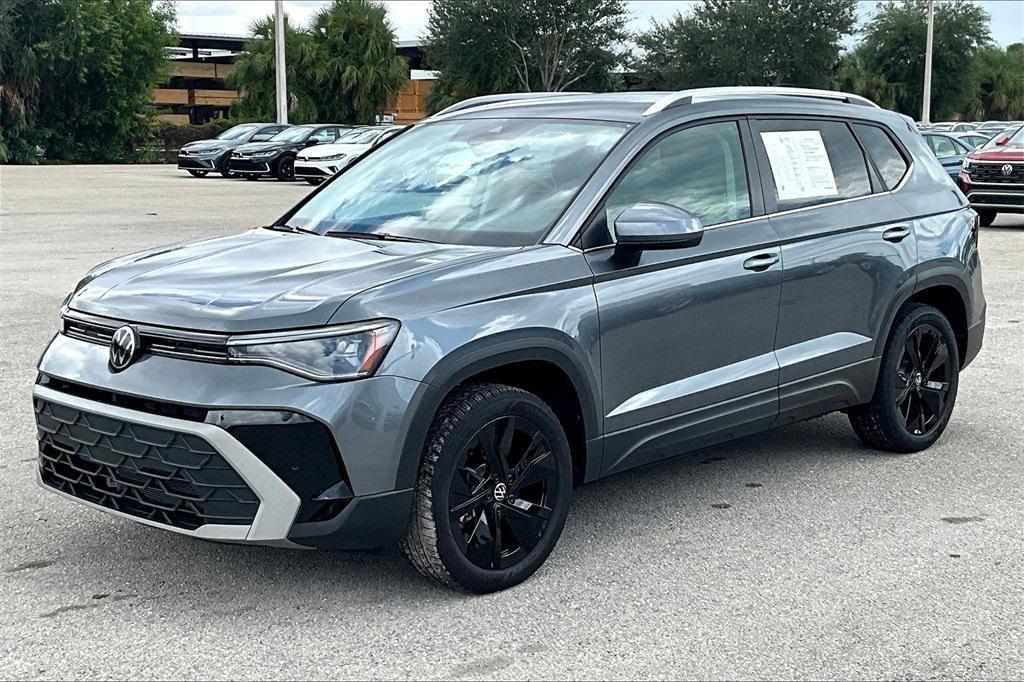 used 2025 Volkswagen Taos car, priced at $24,622