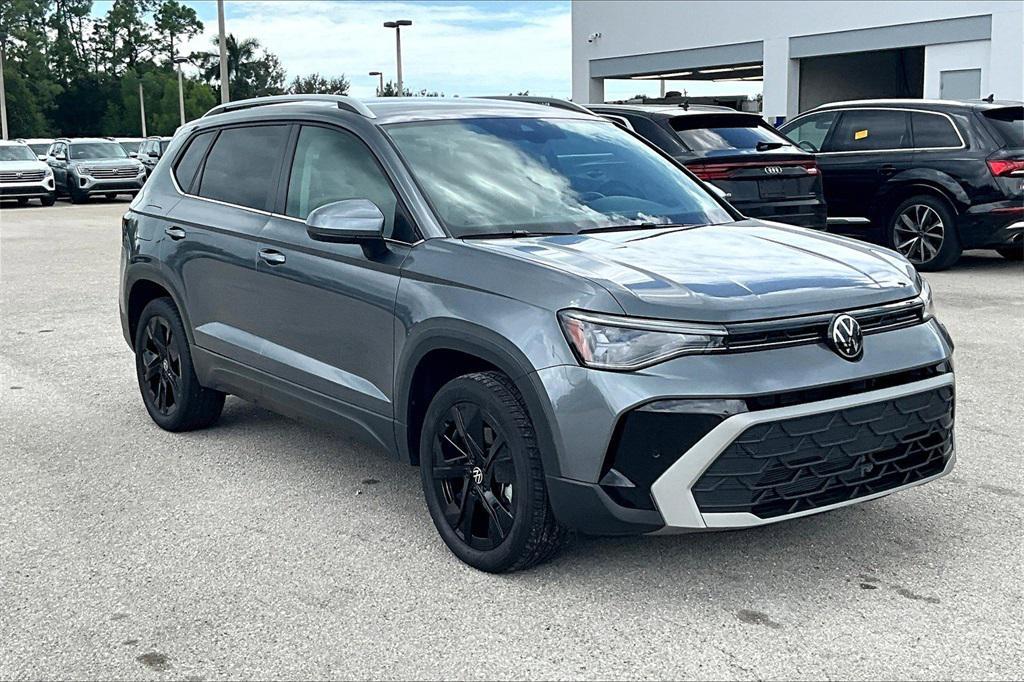 used 2025 Volkswagen Taos car, priced at $24,622