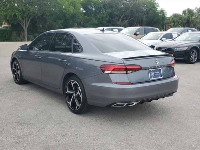 used 2022 Volkswagen Passat car, priced at $22,750