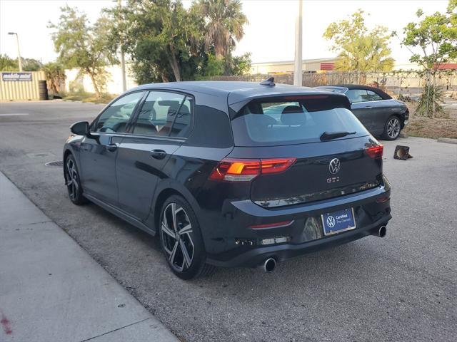 used 2024 Volkswagen Golf GTI car, priced at $33,220