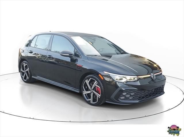 used 2024 Volkswagen Golf GTI car, priced at $33,220