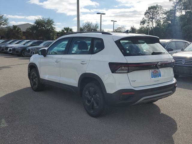 new 2025 Volkswagen Taos car, priced at $25,984