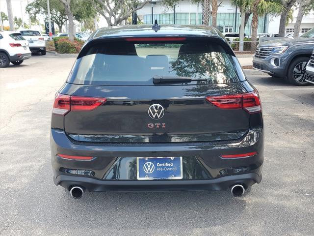 used 2024 Volkswagen Golf GTI car, priced at $33,380