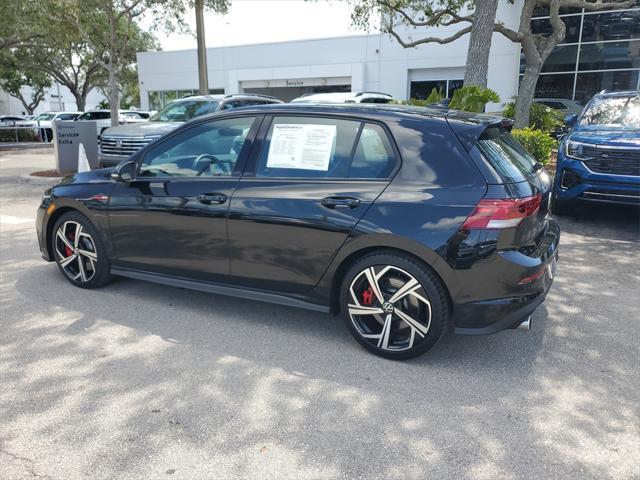 used 2024 Volkswagen Golf GTI car, priced at $33,380
