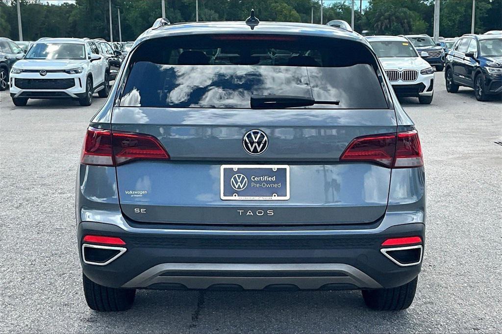 used 2023 Volkswagen Taos car, priced at $21,450
