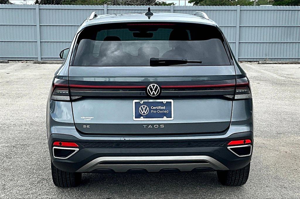 used 2025 Volkswagen Taos car, priced at $24,583