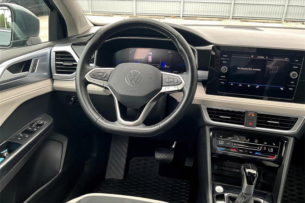 used 2025 Volkswagen Taos car, priced at $24,583