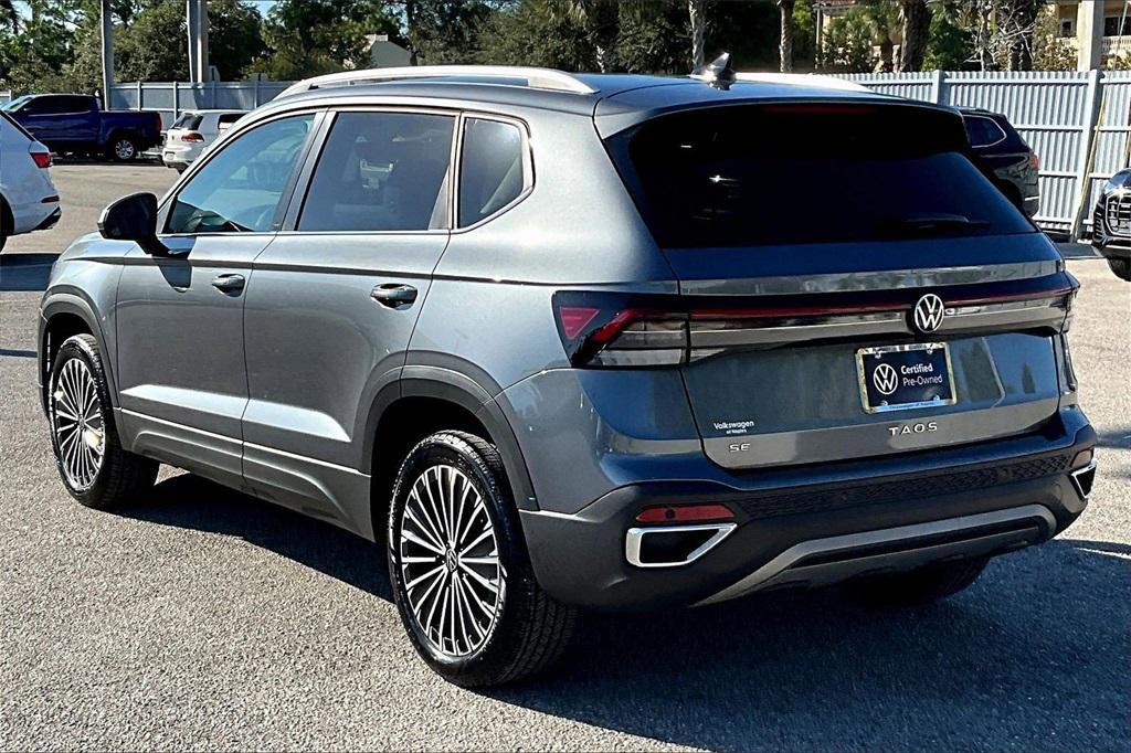 used 2025 Volkswagen Taos car, priced at $25,249