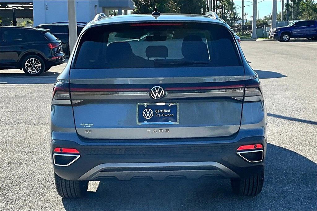 used 2025 Volkswagen Taos car, priced at $25,249
