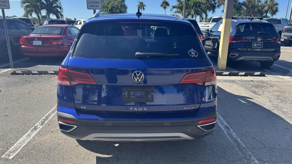 used 2022 Volkswagen Taos car, priced at $21,250