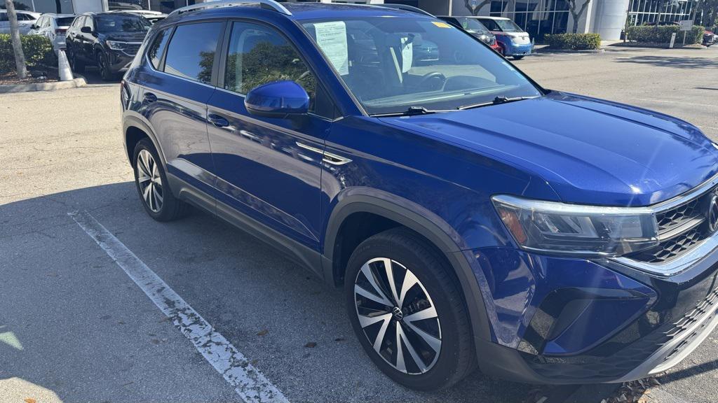 used 2022 Volkswagen Taos car, priced at $21,250