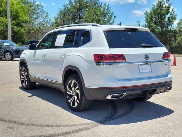 used 2021 Volkswagen Atlas car, priced at $30,450